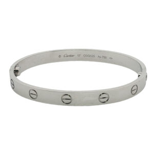 Cartier White Gold Love Bangle
