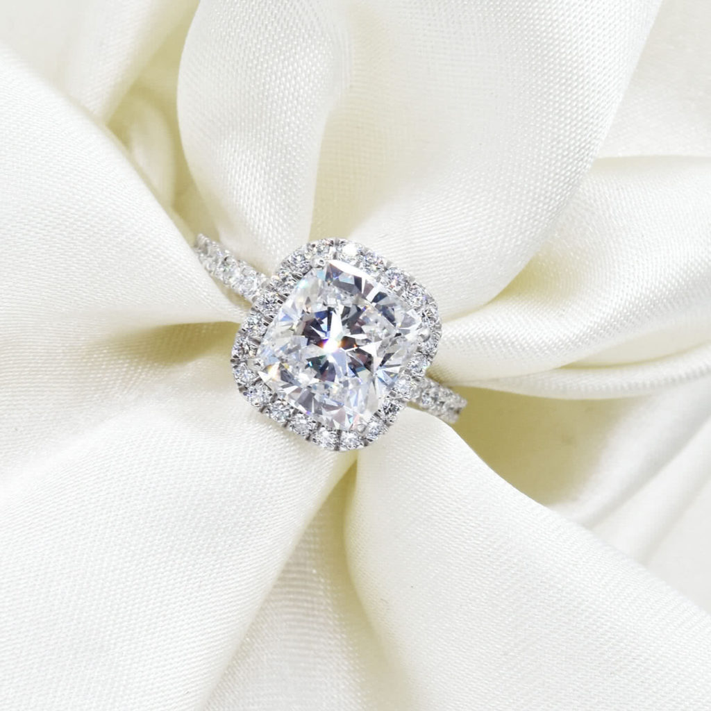 Beautiful diamond engagement ring.