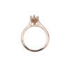 Custom Rose Gold Marquise-Shaped Diamond Ring - Image 4