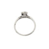 Delicate Platinum Art Deco Engagement Ring - Image 3