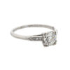 Delicate Platinum Art Deco Engagement Ring - Image 2