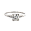 Delicate Platinum Art Deco Engagement Ring