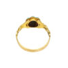 Early Victorian 18k Yellow Gold + Turquoise Forget-Me-Not Ring - Image 3
