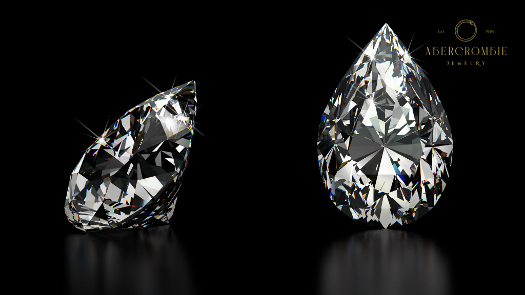 two different shaped diamonds