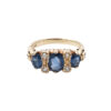 Oval Sapphire + Diamond Ring
