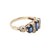 Oval Sapphire + Diamond Ring - Image 2