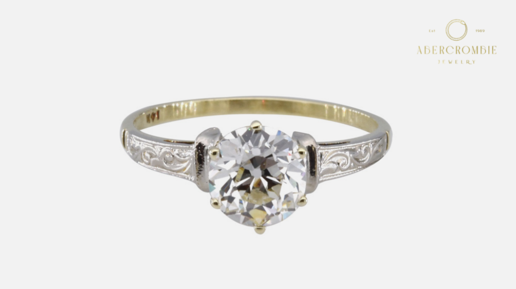 six prong diamond ring