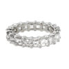 4 Ct Asscher Cut Diamond Eternity Band