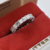 4 Ct Asscher Cut Diamond Eternity Band - Image 3