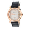 Chopard 18k Rose Gold Diamond Watch