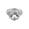 Mid-Century Aquamarine Ring - Image 4