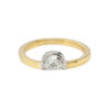 Erie Basin Half Moon Diamond Ring