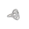 Mid-Century Diamond Crown Ring - Image 2