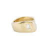 Sculptural Diamond Baguette Ring