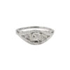 Art Deco Three-Stone Ring
