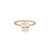Rose Gold 1.51 Ct Diamond Engagment Ring