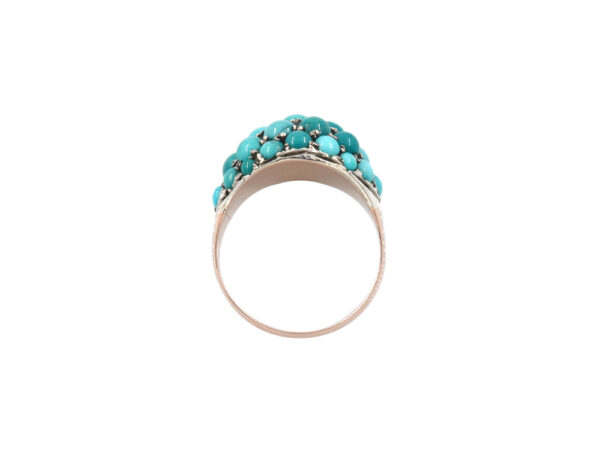 Victorian Turquoise Domed Ring - Image 2