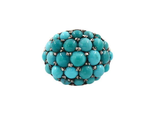 Victorian Turquoise Domed Ring