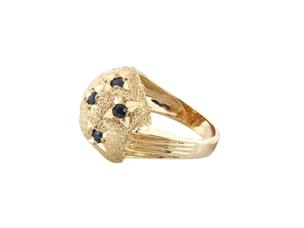 Vintage Sapphire Starburst Ring - Image 3