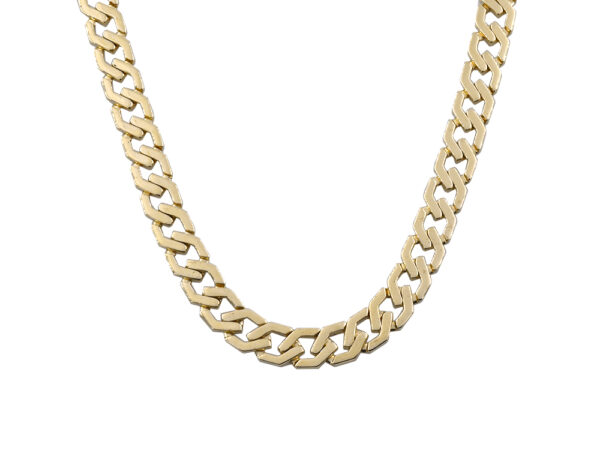 14k Gold Fancy Link Necklace - Image 3