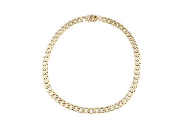 14k Gold Fancy Link Necklace