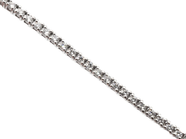 Skinny Diamond Tennis Bracelet - Image 2