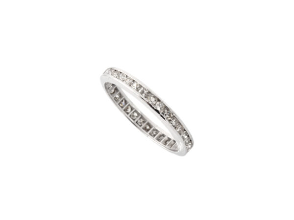 Deco Platinum Wedding Band - Image 2