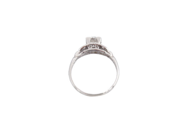 Dainty Art Deco Engagement Ring - Image 2