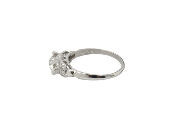 Dainty Art Deco Engagement Ring - Image 4