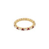 Alternating Ruby and Diamond Band - Image 3
