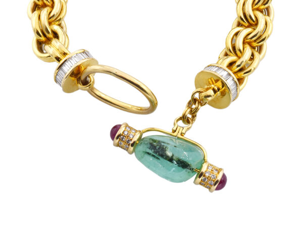 Fantastic Gemstone + Diamond Bracelet - Image 3