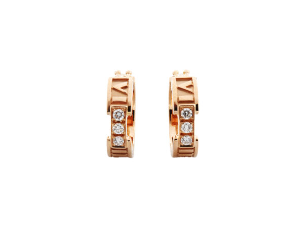 Tiffany & Co. Diamond Atlas Earrings - Image 2