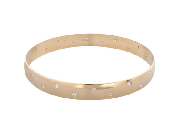 Flush-Set Diamond Bangle - Image 2