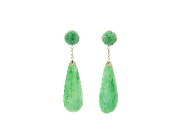 Vibrant Jade Earrings - Image 3