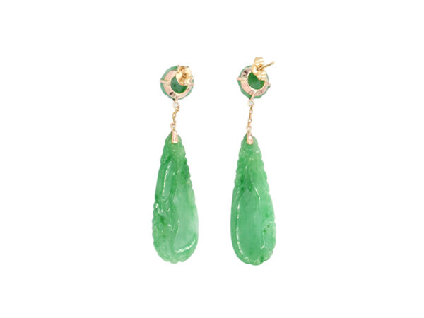 Vibrant Jade Earrings - Image 2