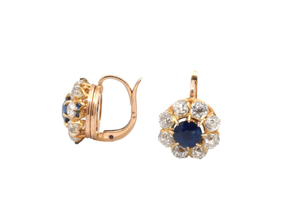 Antique Sapphire + Diamond Conversion Set - Image 6