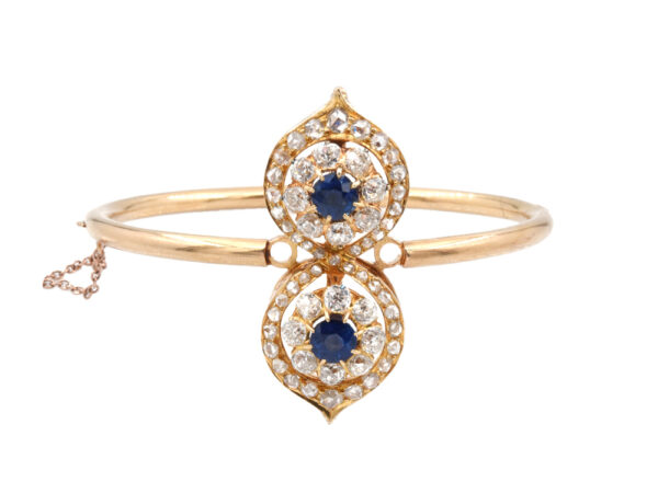 Antique Sapphire + Diamond Conversion Set - Image 8