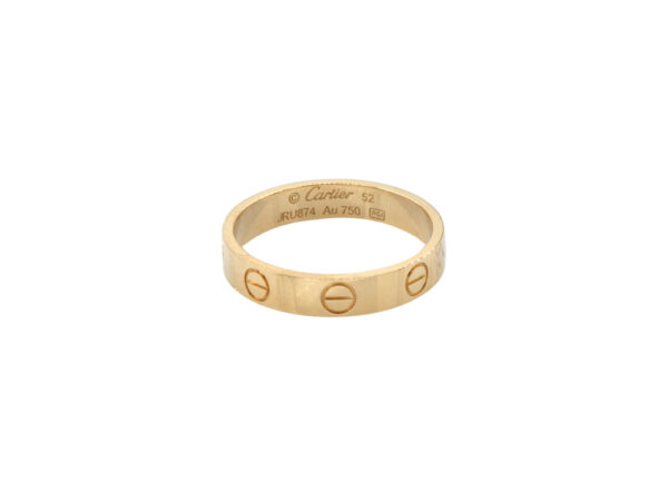 Yellow Gold Cartier Love Band - Image 2