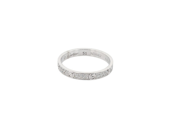 Cartier Small Diamond Love Band - Image 4