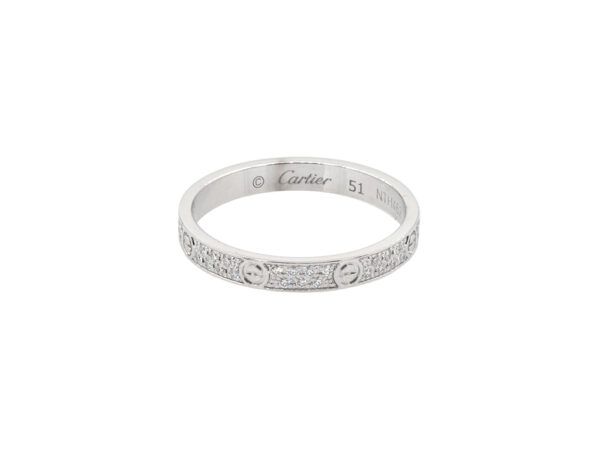 Cartier Small Diamond Love Band - Image 3