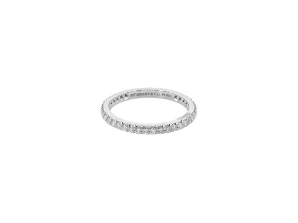 Platinum Tiffany & Co. Soleste Diamond Band