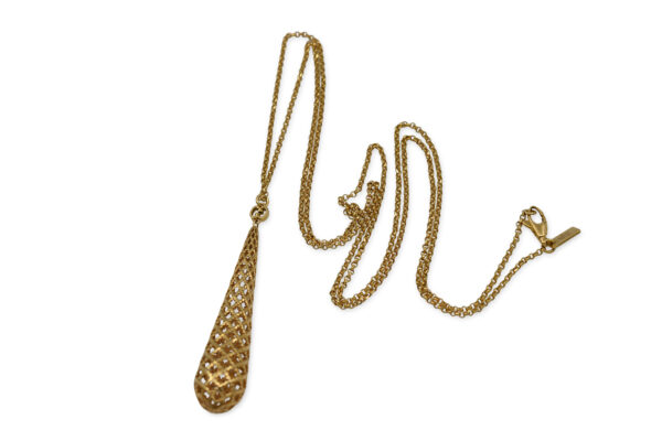 Gucci 18k Gold Drop Necklace - Image 4