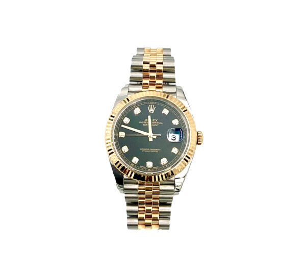 18k Gold + SS Rolex Oyster Perpetual Datejust Wristwatch
