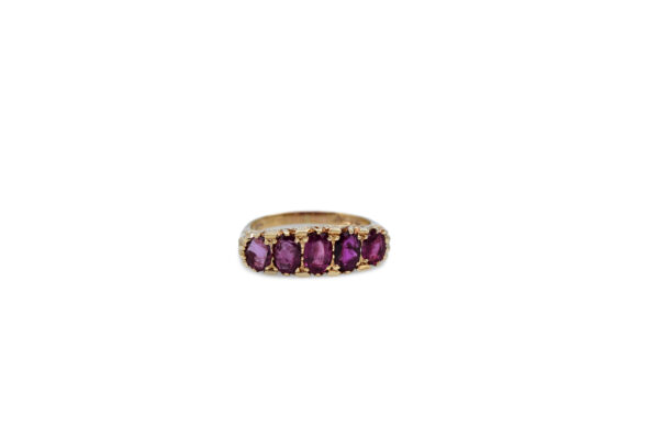 9k Gold English Ruby Ring