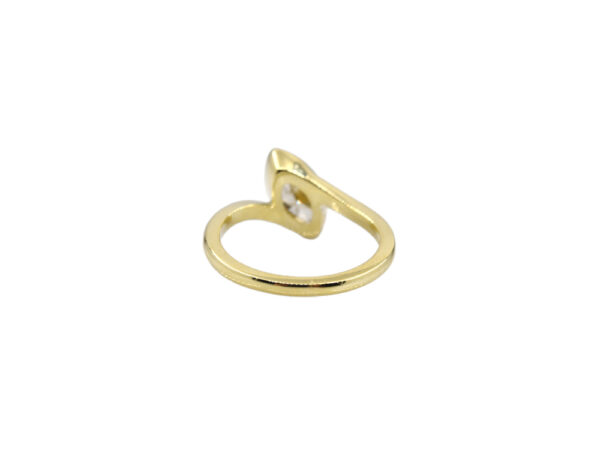 Bypass-Style Marquise Diamond Ring - Image 3