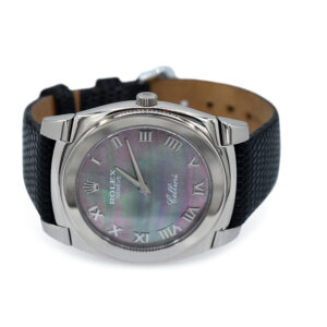 18k White Gold Rolex Cellini Wristwatch