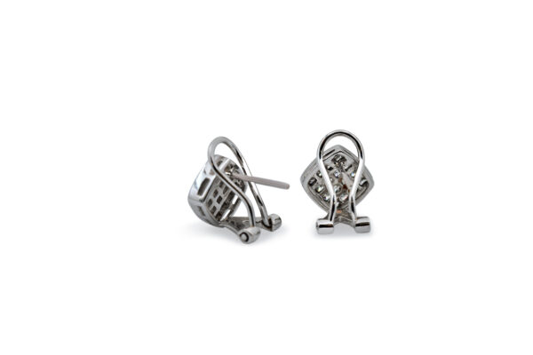 Invisible Set Diamond Earrings - Image 3