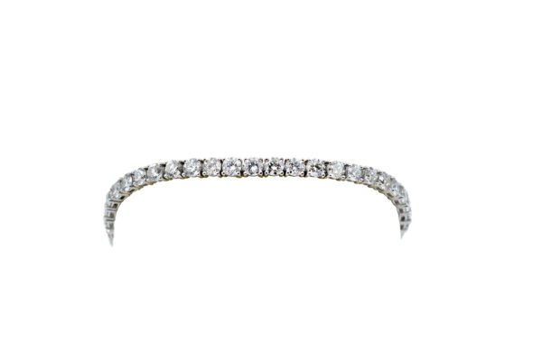 14k White Gold 8.75 Ct Tennis Bracelet