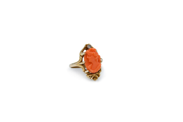 Art Nouveau Cameo Ring - Image 2