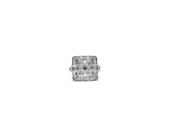 Art Deco Diamond Cocktail Ring
